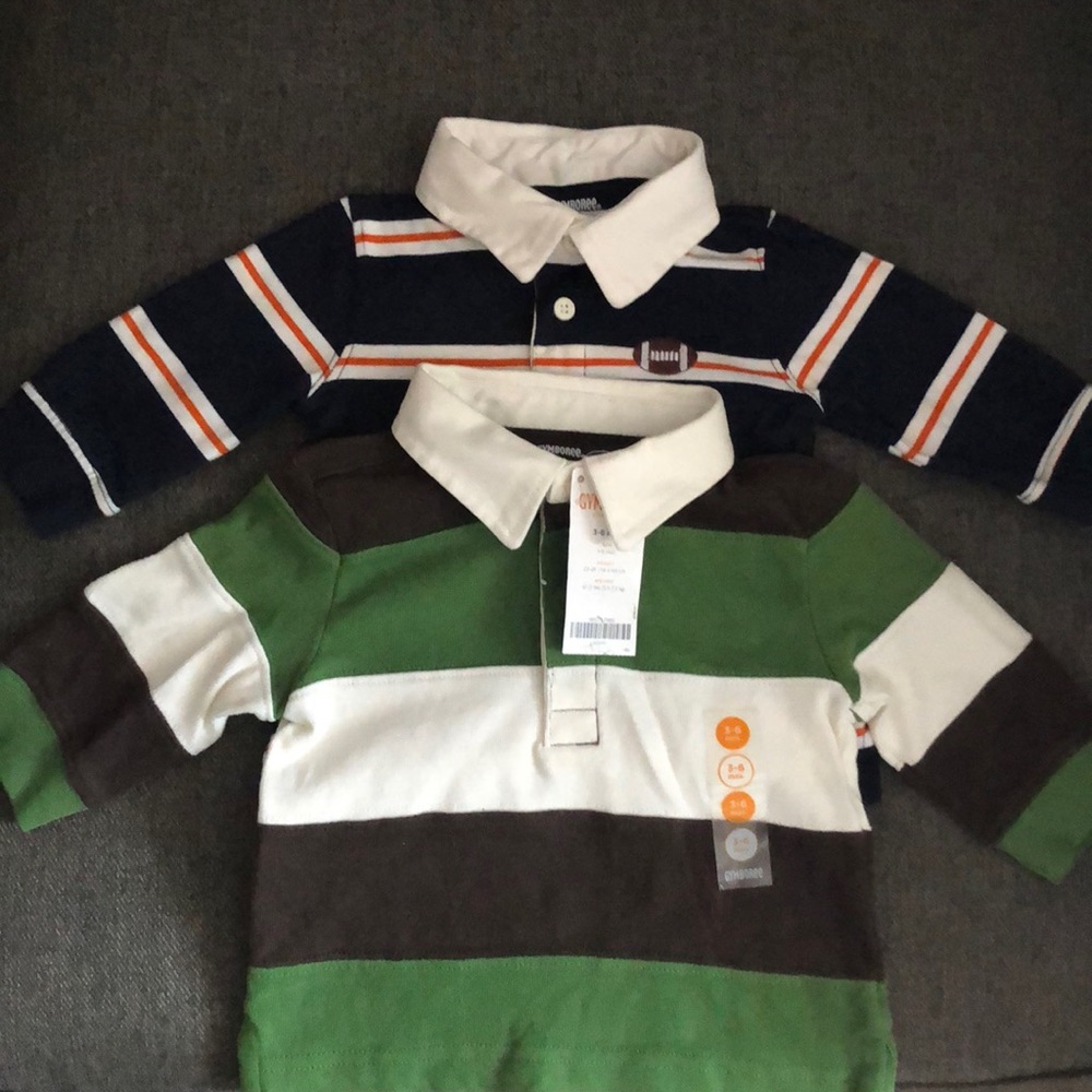 Boys Gymboree Rugby Shirt Lot 3-6 months